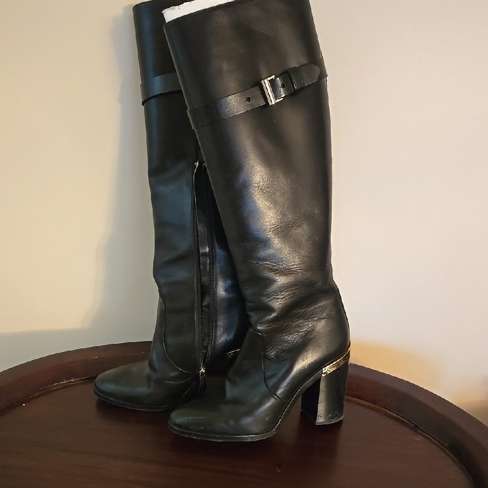 Reed Krakoff Black Heeled Boots FULL  Leather